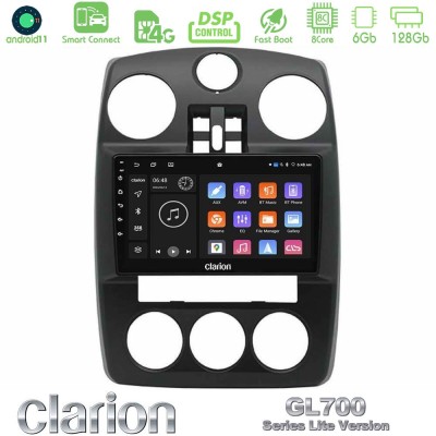 Clarion GL700 Lite Series Chrysler PT-Cruiser 2000-2005 8Core Android11 6+128GB Navigation Multimedia Tablet 9" Με Carplay & And