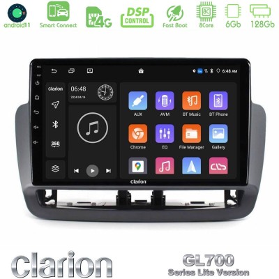Clarion GL700 Lite Series 8Core Android11 6+128GB Seat Ibiza 2012-2015 Navigation Multimedia Tablet 9" Με Carplay & Android Auto