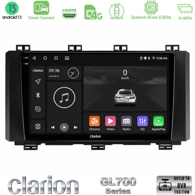 Clarion GL700 Series 8Core Android13 4+64GB Seat Ateca 2017-2021 Navigation Multimedia Tablet 9" Με Carplay & Android Auto
