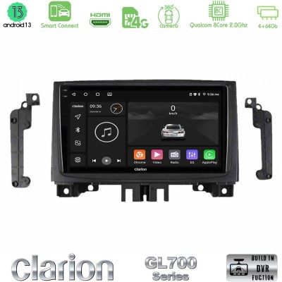 Clarion GL700 Series Mercedes Sprinter/VW Crafter 2006-2018 8Core Android13 4+64GB Navigation Multimedia Tablet 9" Με Carplay & 