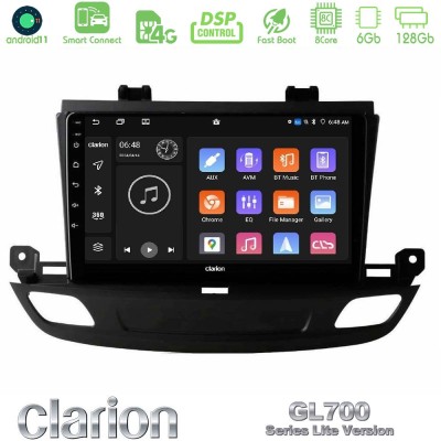 Clarion GL700 Lite Series 8Core Android11 6+128GB Opel Insignia 2 2017-2020&nbsp;Navigation Multimedia Tablet 9" Με Carplay & Android