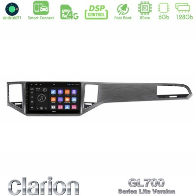 Clarion GL700 Lite Series 8Core Android11 6+128GB VW Sportsvan 2014-2020 Navigation Multimedia Tablet 9" Με Carplay & Android Au