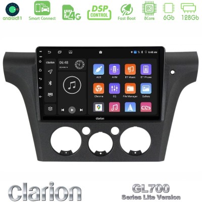 Clarion GL700 Lite Series 8Core Android11 6+128GB Mitsubishi Outlander 2002 – 2007 Navigation Multimedia Tablet 10" Με Carplay &