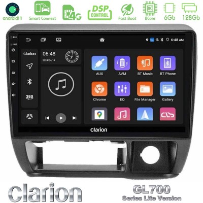 Clarion GL700 Lite Series 8Core Android11 6+128GB Suzuki Jimny 1998-2005 Navigation Multimedia Tablet 9" Με Carplay & Android Au