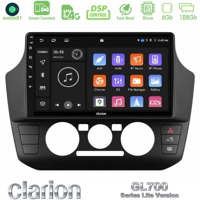 Clarion GL700 Lite Series 8Core Android11 6+128GB VW Up/Skoda Citigo/Seat Mii Navigation Multimedia Tablet 9" Με Carplay & Andro