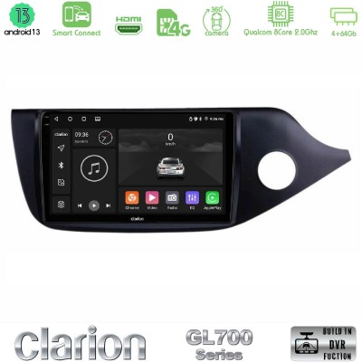 Clarion GL700 Series 8Core Android13 4+64GB Kia Cee’d/ProCeed 2013-2017 RHD Navigation Multimedia Tablet 9" Με Carplay & Android