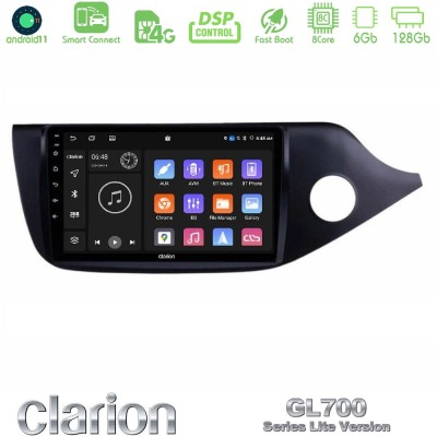Clarion GL700 Lite Series 8Core Android11 6+128GB Kia Cee’d/ProCeed 2013-2017 RHD Navigation Multimedia Tablet 9" Με Carplay & A