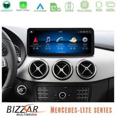Bizzar Lite Series B Class (W246) NTG4.5 Android14 8Core (4+64GB) Navigation Multimedia 10.25"