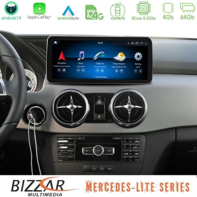 Bizzar Lite Series Mercedes GLK Class (X204) 2013-2015 NTG4.5 Android14 8Core (4+64GB) Navigation Multimedia 10.25"