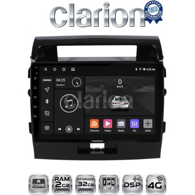 CLARION GL71383 Οθόνη OEM Multimedia Αυτοκινήτου για TOYOTA LANDCRUISER 20082015&nbsp; (CarPlay/AndroidAuto/BT/GPS/WIFI/GPRS)