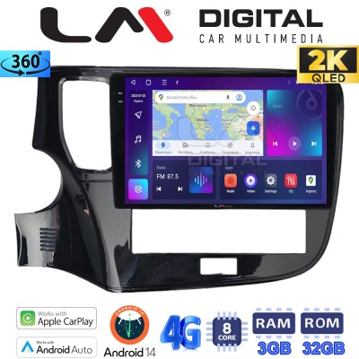 LM Digital - LM ZD8894 GPS Οθόνη OEM Multimedia Αυτοκινήτου για Mitsubishi Outlander 2020 (CarPlay/AndroidAuto/BT/GPS/WIFI/GPRS