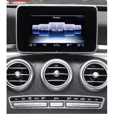 Bizzar Lite Series Dual Screen Mercedes C/GLC Class (W205/X253) NTG5 Android14 8Core (4+64GB) Navigation Multimedia 24,6"