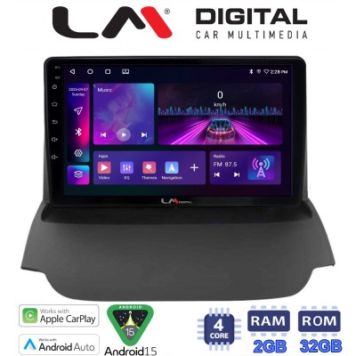 LM Digital - LM ZA4039 GPS Οθόνη OEM Multimedia Αυτοκινήτου για FORD ECOSPORT 20122017 (CarPlay/AndroidAuto/BT/GPS/WIFI/GPRS)