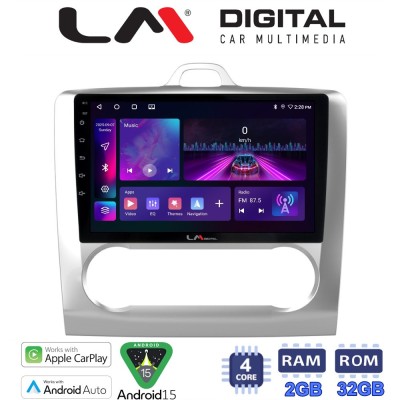 LM Digital - LM ZA4328 GPS Οθόνη OEM Multimedia Αυτοκινήτου για FORD FOCUS 20042012 (CarPlay/AndroidAuto/BT/GPS/WIFI/GPRS)