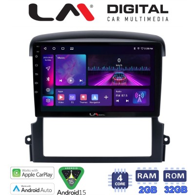 LM Digital - LM ZA4303 GPS Οθόνη OEM Multimedia Αυτοκινήτου για Kia Sorento 2006 2009 (CarPlay/AndroidAuto/BT/GPS/WIFI/GPRS)