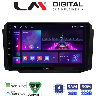 LM Digital - LM ZA4013 GPS Οθόνη OEM Multimedia Αυτοκινήτου για Ssangyong Rexton 20022006 (CarPlay/AndroidAuto/BT/GPS/WIFI/GPRS)