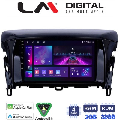 LM Digital - LM ZA4030 GPS Οθόνη OEM Multimedia Αυτοκινήτου για MITSUBISHI ECLIPSE CROSS 2018 (CarPlay/AndroidAuto/BT/GPS/WIFI/G