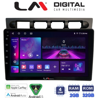 LM Digital - LM ZA4311 GPS Οθόνη OEM Multimedia Αυτοκινήτου για Kia Piccanto 2004 2008 (CarPlay/AndroidAuto/BT/GPS/WIFI/GPRS)