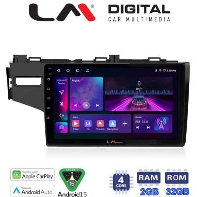 LM Digital - LM ZA4760 GPS Οθόνη OEM Multimedia Αυτοκινήτου για HONDA JAZZ 2013 (CarPlay/AndroidAuto/BT/GPS/WIFI/GPRS)