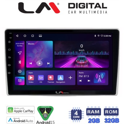 LM Digital - LM ZA4160 GPS Οθόνη OEM Multimedia Αυτοκινήτου για Alfa Romeo Mito 2008 (CarPlay/AndroidAuto/BT/GPS/WIFI/GPRS)