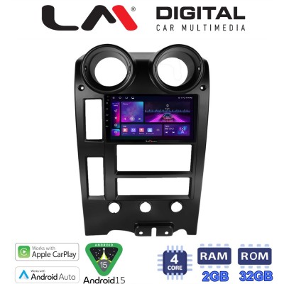 LM Digital - LM ZA4724 GPS Οθόνη OEM Multimedia Αυτοκινήτου για Hummer H2 2002 2008 (CarPlay/AndroidAuto/BT/GPS/WIFI/GPRS)