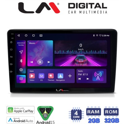 LM Digital - LM ZA4054 GPS Οθόνη OEM Multimedia Αυτοκινήτου για Suzuki Grand Vitara 1998 2004 (CarPlay/AndroidAuto/BT/GPS/WIFI/