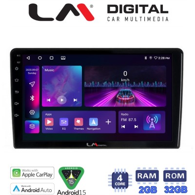 LM Digital - LM ZA4121 GPS Οθόνη OEM Multimedia Αυτοκινήτου για Kia Ceed 2007 2008 (CarPlay/AndroidAuto/BT/GPS/WIFI/GPRS)