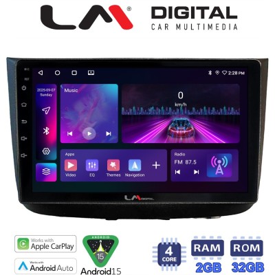 LM Digital - LM ZA4667 GPS Οθόνη OEM Multimedia Αυτοκινήτου για Mercedes Vito 2003 2015 (CarPlay/AndroidAuto/BT/GPS/WIFI/GPRS)