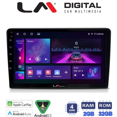 LM Digital - LM ZA4332 GPS Οθόνη OEM Multimedia Αυτοκινήτου για VW Golf4 1998 2004 (CarPlay/AndroidAuto/BT/GPS/WIFI/GPRS)