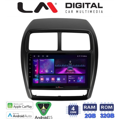 LM Digital - LM ZA4318 GPS Οθόνη OEM Multimedia Αυτοκινήτου για Mitsubishi ASX 2020 2023 (CarPlay/AndroidAuto/BT/GPS/WIFI/GPRS)
