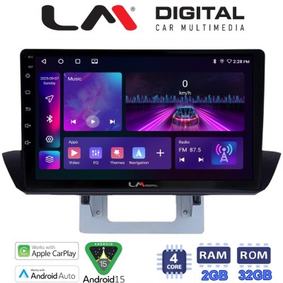 LM Digital - LM ZA4994UP GPS Οθόνη OEM Multimedia Αυτοκινήτου για Mazda BT50 2012 2018 (CarPlay/AndroidAuto/BT/GPS/WIFI/GPRS)