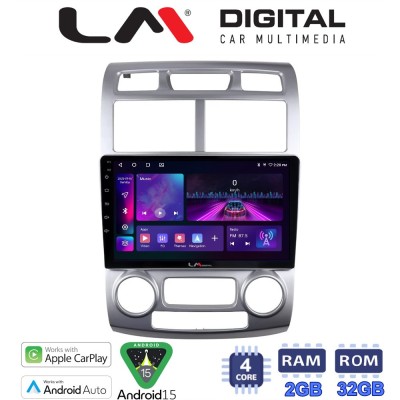 LM Digital - LM ZA4023SC GPS Οθόνη OEM Multimedia Αυτοκινήτου για Kia Sportage 2004 2010 (CarPlay/AndroidAuto/BT/GPS/WIFI/GPRS)