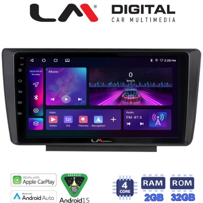 LM Digital - LM ZA4007 GPS Οθόνη OEM Multimedia Αυτοκινήτου για Skoda Octavia 2005 2012 (CarPlay/AndroidAuto/BT/GPS/WIFI/GPRS)