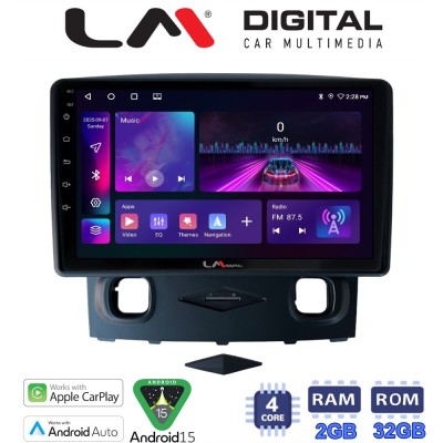 LM Digital - LM ZA4553 GPS Οθόνη OEM Multimedia Αυτοκινήτου για Ford Kuga 2008 2013 (CarPlay/AndroidAuto/BT/GPS/WIFI/GPRS)