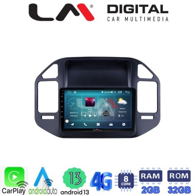 LM Digital - LM ZR8990 GPS Οθόνη OEM Multimedia Αυτοκινήτου για Mitsubishi Pajero 1999 2006 (CarPlay/AndroidAuto/BT/GPS/WIFI/GP LM Digital - LM ZR8990 GPS Οθόνη OEM Multimedia Αυτοκινήτου για Mitsubishi Pajero 1999 2006 (CarPlay/AndroidAuto/BT/GPS/WIFI/GP