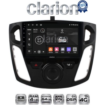 CLARION GL72150 Οθόνη OEM Multimedia Αυτοκινήτου για FORD FOCUS 20152018 (CarPlay/AndroidAuto/BT/GPS/WIFI/GPRS)
