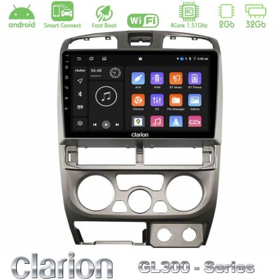 Clarion GL300 Series 4Core Android ClarionOS 2+32GB Isuzu D-Max 2004-2006 Navigation Multimedia Tablet 9" Με Carplay & Android A