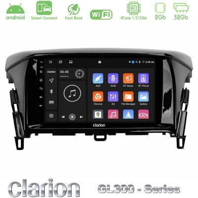 Clarion GL300 Series 4Core Android ClarionOS 2+32GB Mitsubishi Eclipse Cross Navigation Multimedia Tablet 9" Με Carplay & Androi