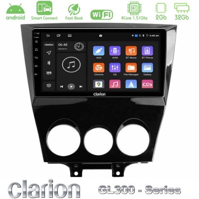 Clarion GL300 Series 4Core Android ClarionOS 2+32GB Mazda RX8 2008-2012 Navigation Multimedia Tablet 9" Με Carplay & Android Aut