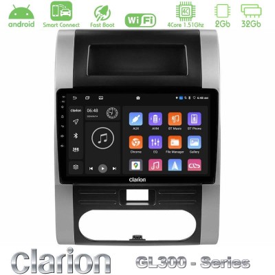 Clarion GL300 Series 4Core Android ClarionOS 2+32GB Nissan X-Trail T31 Navigation Multimedia Tablet 10" Με Carplay & Android Aut