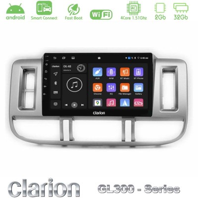 Clarion GL300 Series 4Core Android ClarionOS 2+32GB Nissan X-Trail (T30) 2000-2003 Navigation Multimedia Tablet 9" Με Carplay & 