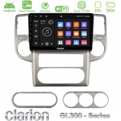Clarion GL300 Series 4Core Android ClarionOS 2+32GB Nissan X-Trail 2003-2007 Navigation Multimedia Tablet 10" Με Carplay & Andro