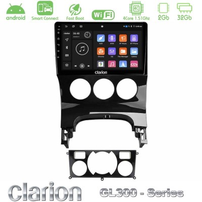 Clarion GL300 Series 4Core Android ClarionOS 2+32GB Peugeot 3008 AUTO A/C Navigation Multimedia Tablet 9" Με Carplay & Android A