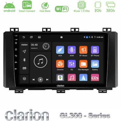 Clarion GL300 Series 4Core Android ClarionOS 2+32GB Seat Ateca 2017-2021 Navigation Multimedia Tablet 9" Με Carplay & Android Au