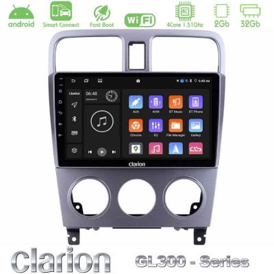 Clarion GL300 Series 4Core Android ClarionOS 2+32GB Subaru Forester 2003-2007 Navigation Multimedia Tablet 9" Με Carplay & Andro