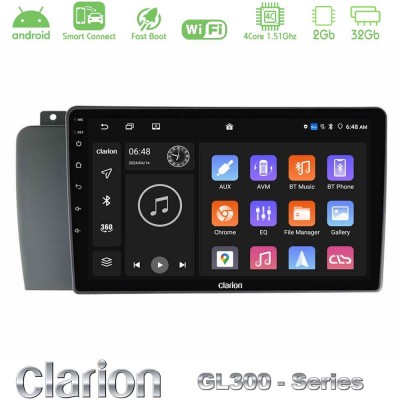 Clarion GL300 Series 4Core Android ClarionOS 2+32GB Volvo S60 2004-2009 Navigation Multimedia Tablet 9" Με Carplay & Android Aut