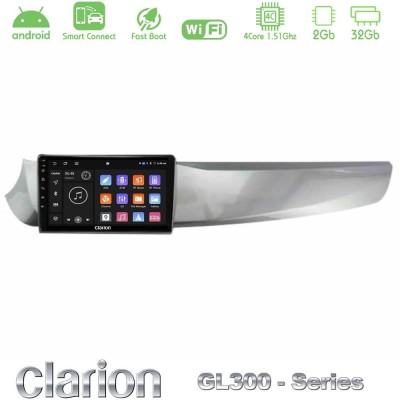 Clarion GL300 Series Alfa Romeo Giulietta 2010-2014 4Core Android ClarionOS 2+32GB Navigation Multimedia Tablet 9" Με Carplay & 