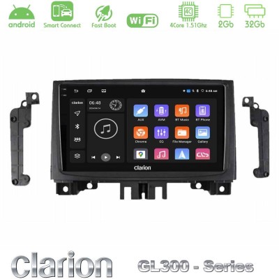 Clarion GL300 Series Mercedes Sprinter/VW Crafter 2006-2018 4Core Android ClarionOS 2+32GB Navigation Multimedia Tablet 9" Με Ca