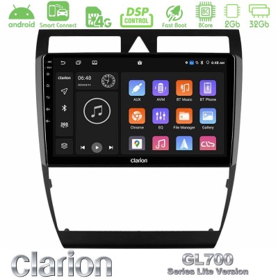 Clarion GL700 Lite Series 8Core Android ClarionOS 2+32GB Audi A6 (C5) 1997-2004 Navigation Multimedia Tablet 9" Με Carplay & And