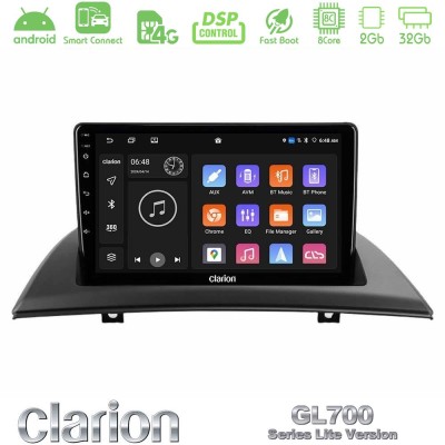 Clarion GL700 Lite Series 8Core Android ClarionOS 2+32GB BMW E83 Navigation Multimedia Tablet 9" Με Carplay & Android Auto